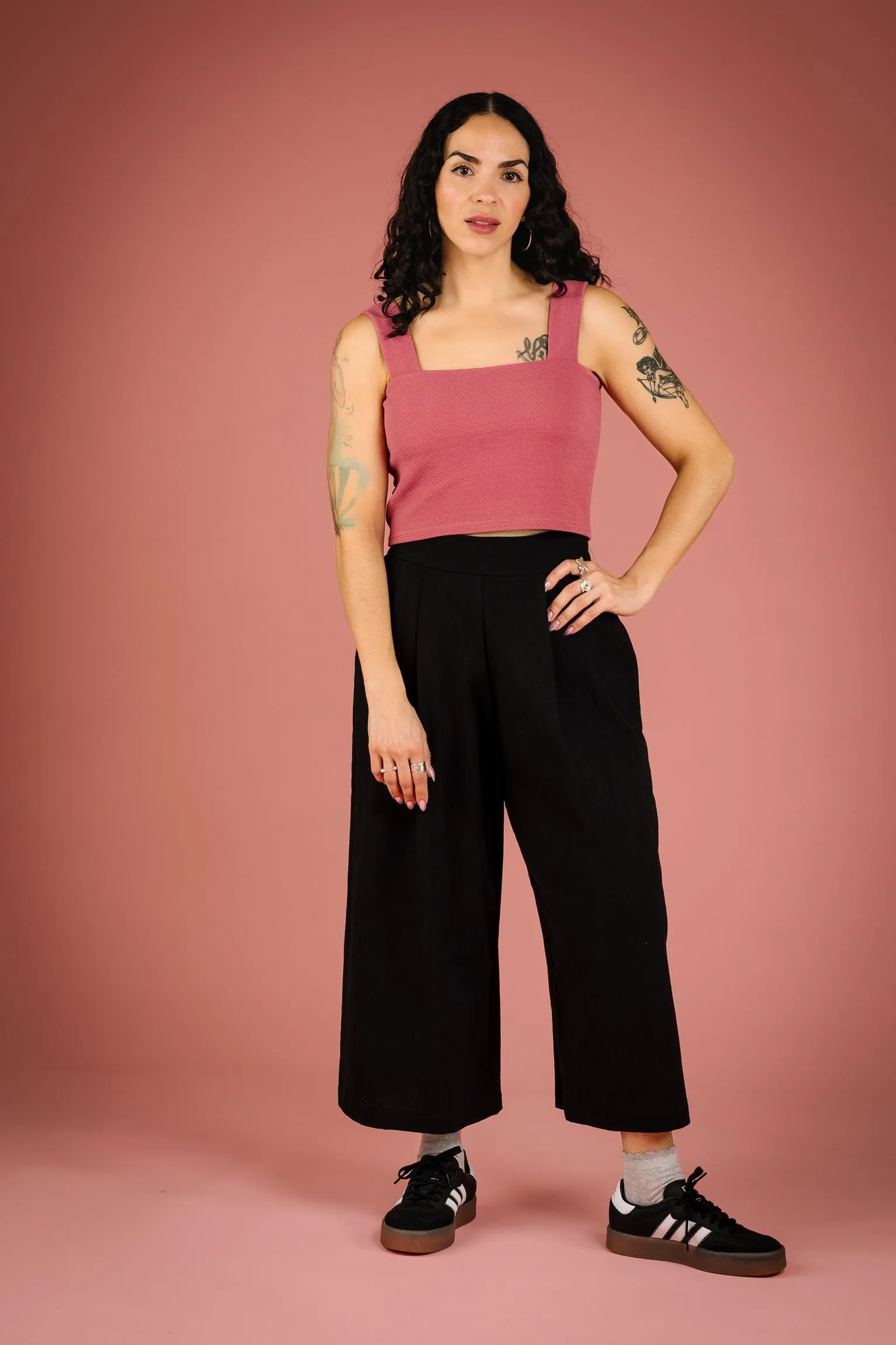 MERCEDES MORIN - PALOMA 7/8 PANTS - BLACK - SS25