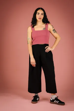 MERCEDES MORIN - PALOMA 7/8 PANTS - BLACK - SS25