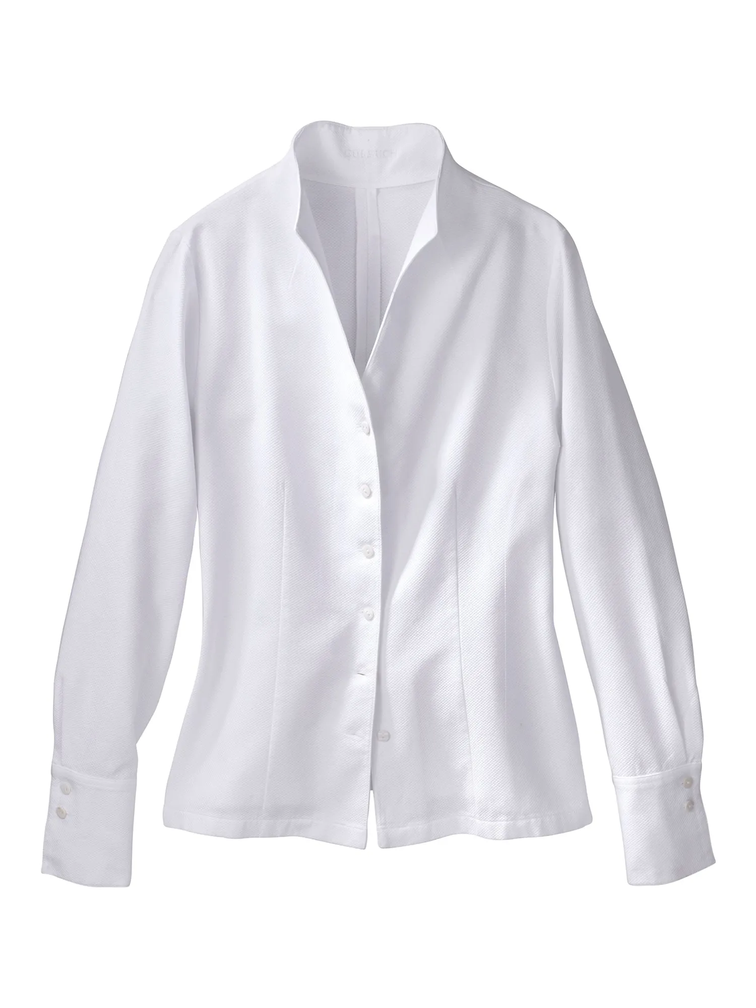 Meris Cotton Piqu V Neck Shirt