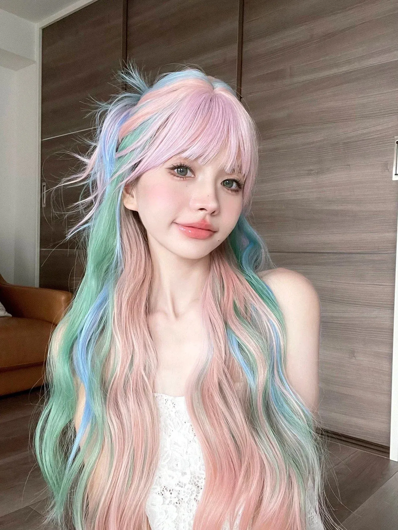 Mermaid Pastel Long Cosplay Wig