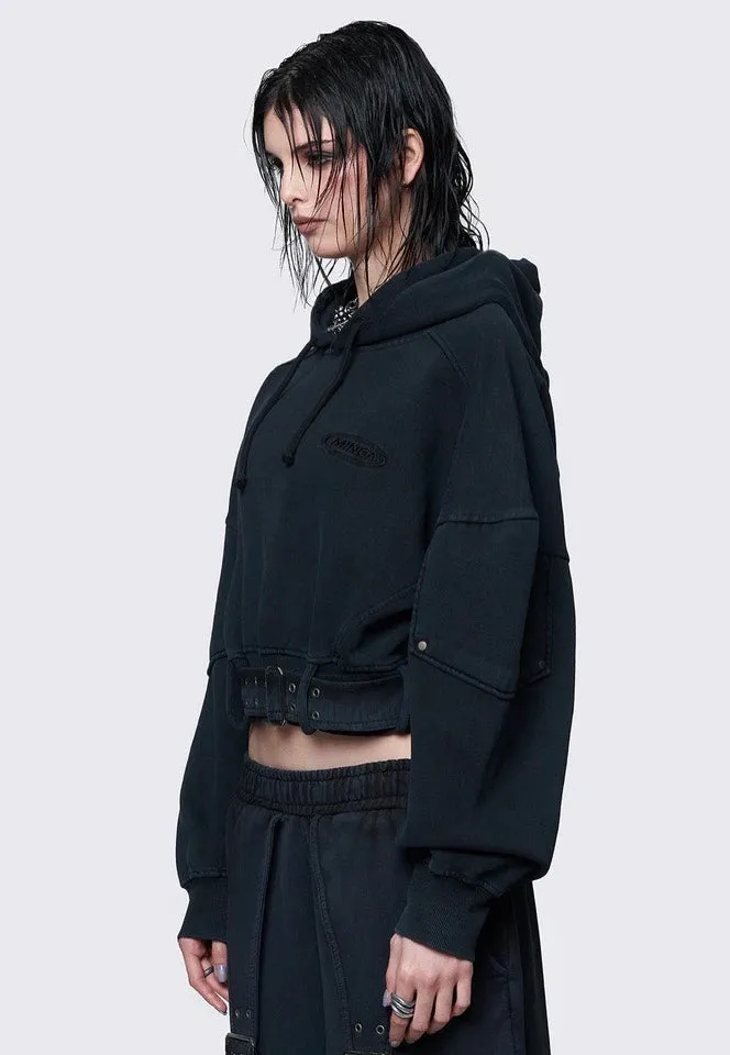 Minga London - Ash Wash Cropped - Hoodie