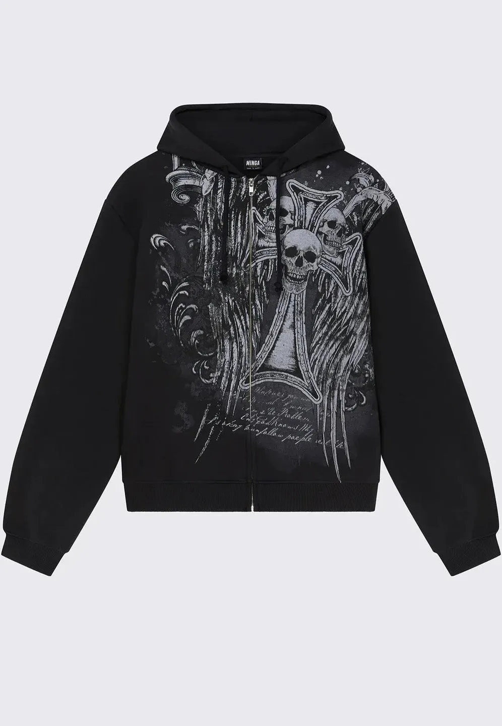 Minga London - Devil Wings Oversized - Zipper