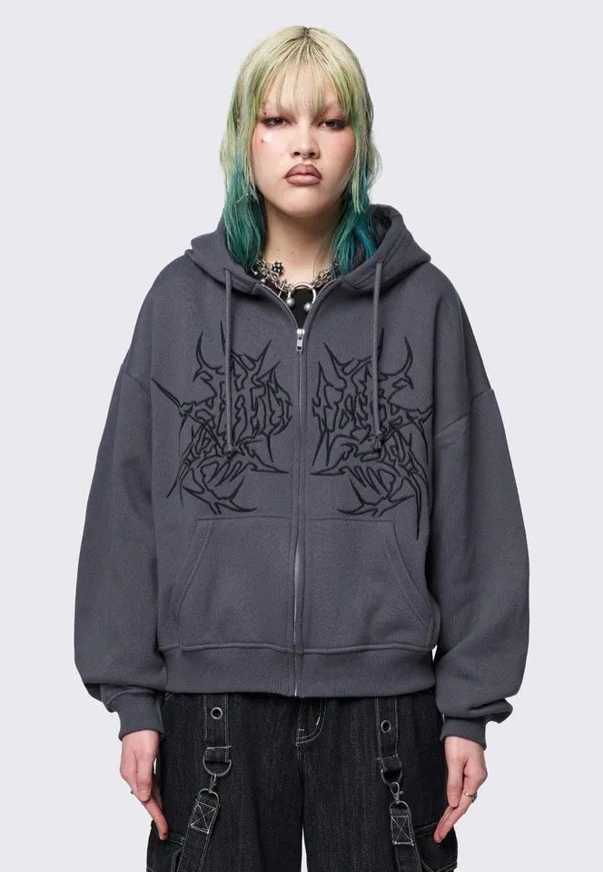 Minga London - Minga Ink Grey - Zipper