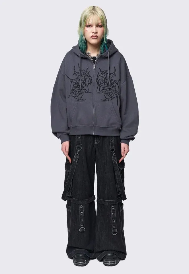 Minga London - Minga Ink Grey - Zipper