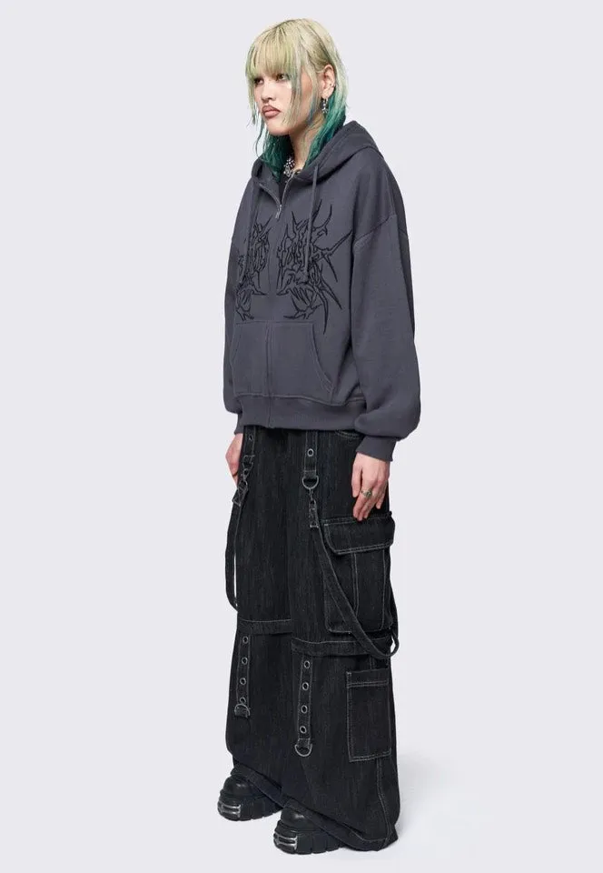 Minga London - Minga Ink Grey - Zipper
