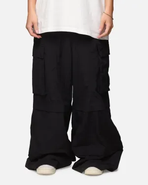 MNML Nylon Rave Cargo Pants Black