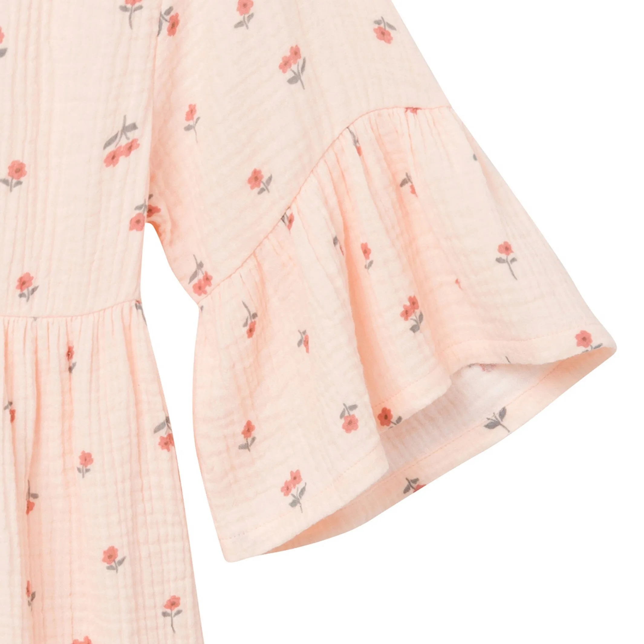 Mommy & Me Light Pink Daisies Gauze Dresses Bundle Gerber Childrenswea