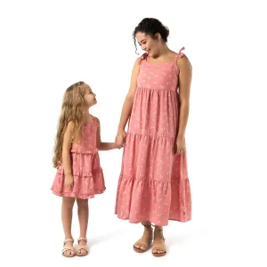 Mommy & Me Pink Raspberries Gauze Dresses Bundle Gerber Childrenswea