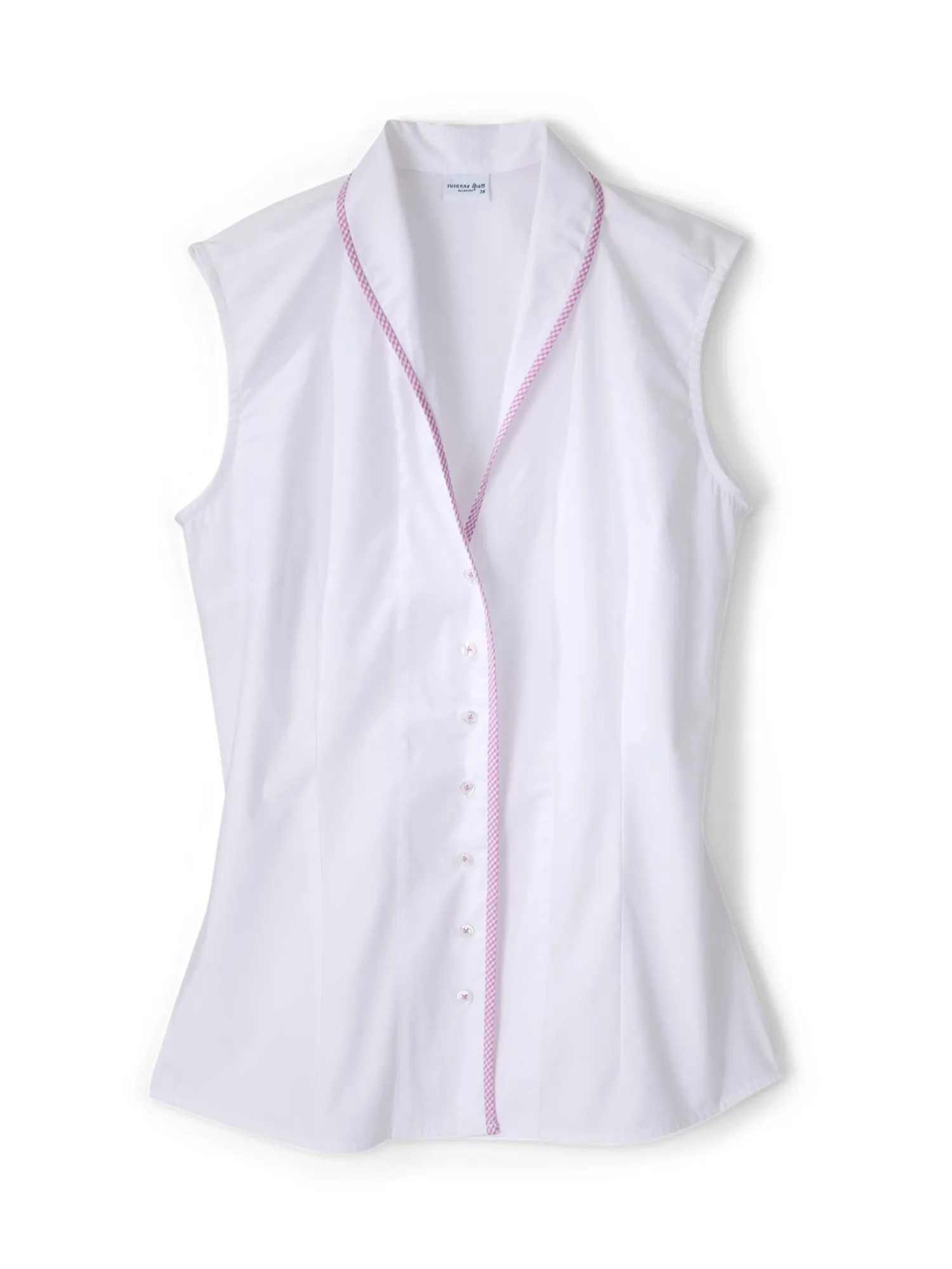 Monika Vichy Sleeveless Shirt