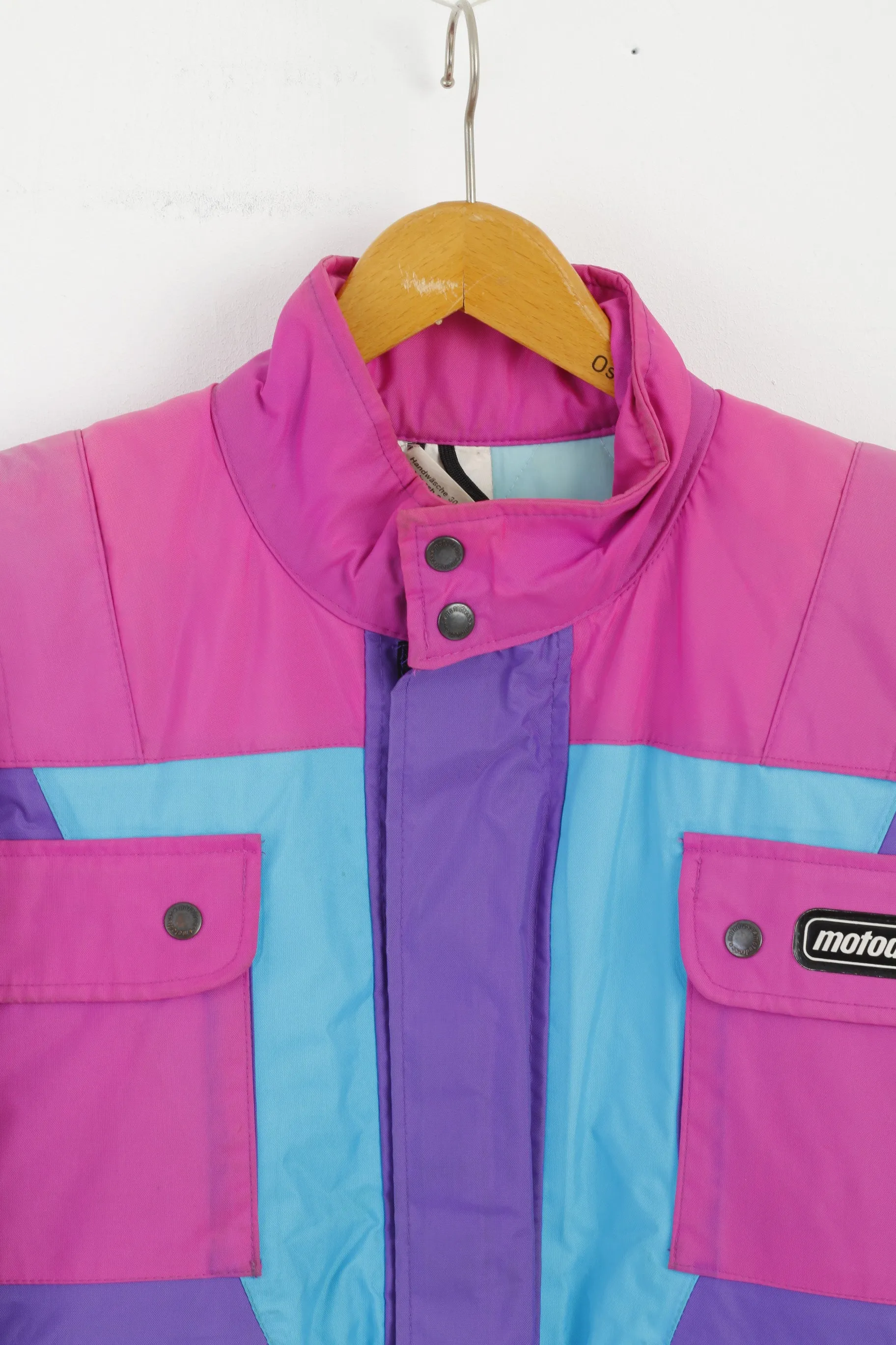 Motodress Men S Jacket Biker Riding Wear Full Zipper Pink Motocycle Top