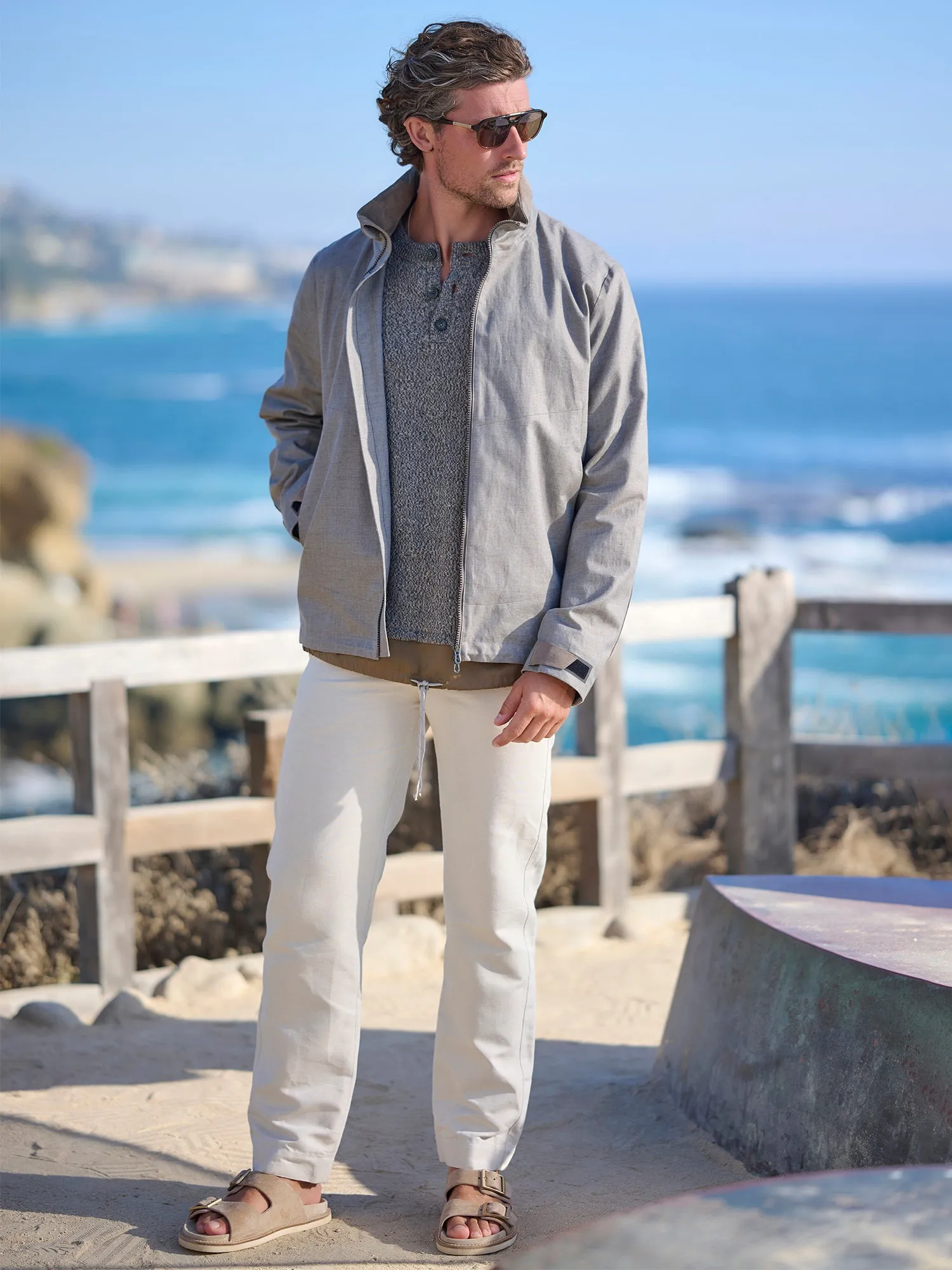 Mouline Henley Sweater
