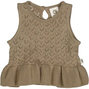 Msli Cashew Knit Needle Out Vest
