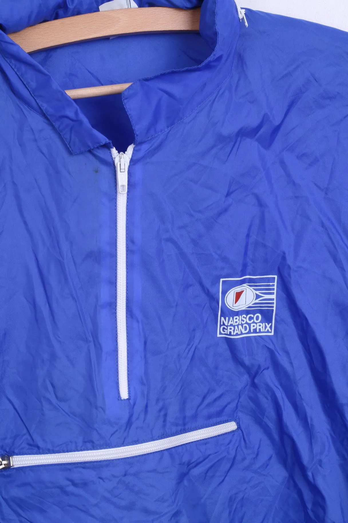Nabisco Grand Prix Unisex 2XL Jacket Anorak Hood Italy Kangroo Packet