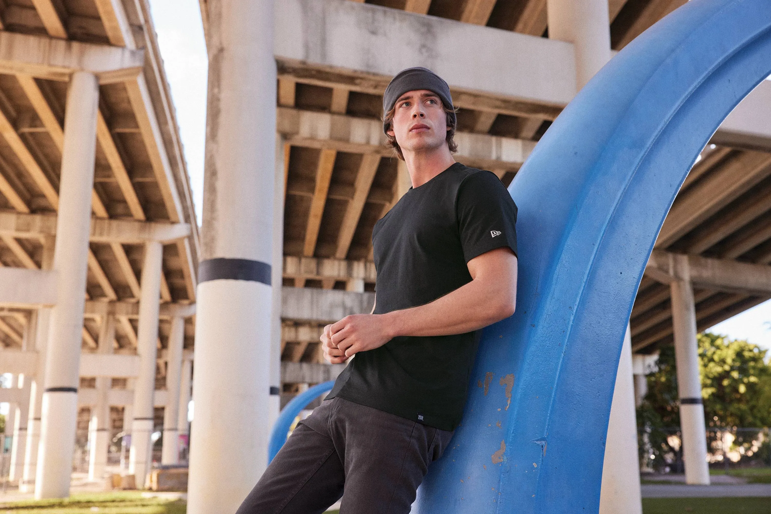 New Era Heritage Blend Crew Tee