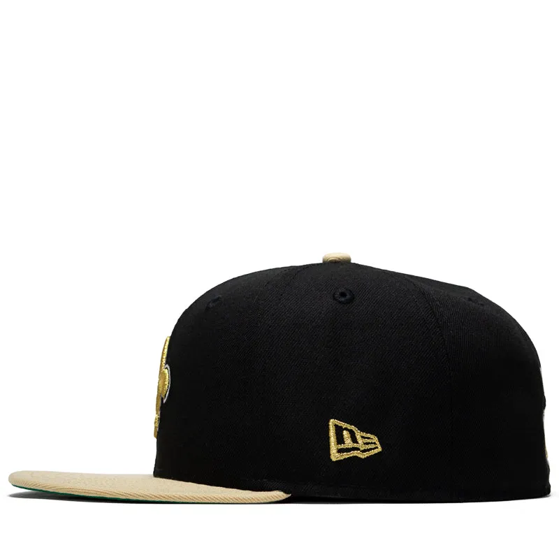 New Era x Politics New Orleans Saints 59FIFTY Fitted - Black/Vegas Gold