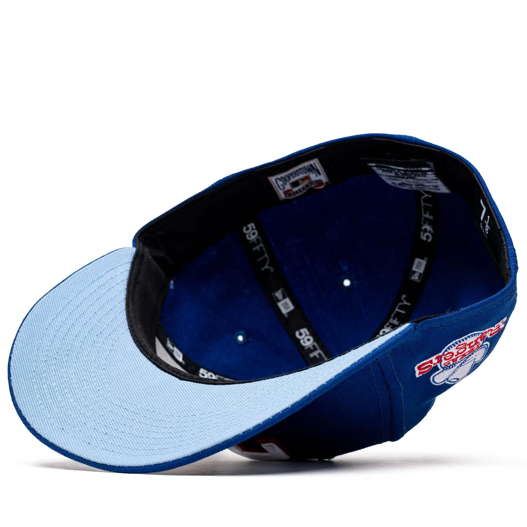 New Era x Politics Texas Rangers Low Pro 59FIFTY Fitted Hat - Blue/Birdeye Blue