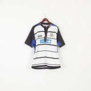 New Kooga Rugby L Shirt White Gowerton RFC Performance Match Jersey Top