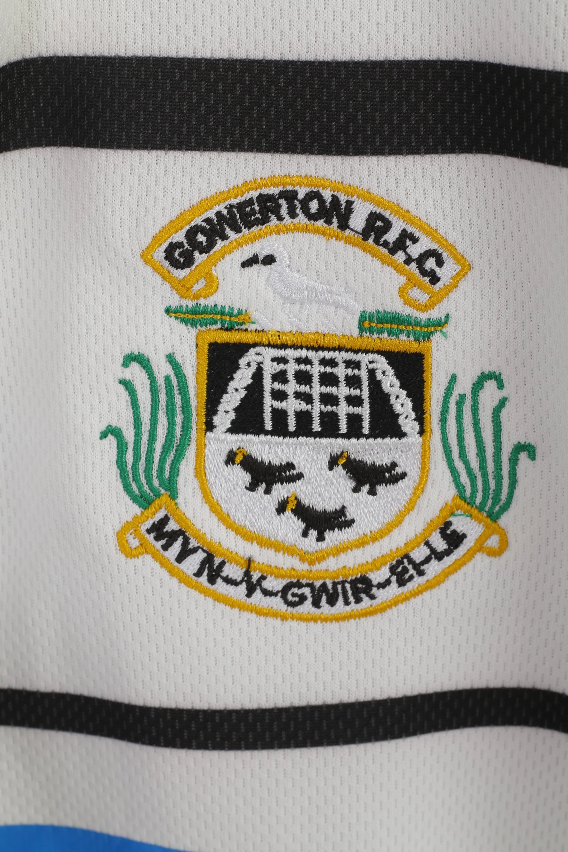 New Kooga Rugby L Shirt White Gowerton RFC Performance Match Jersey Top