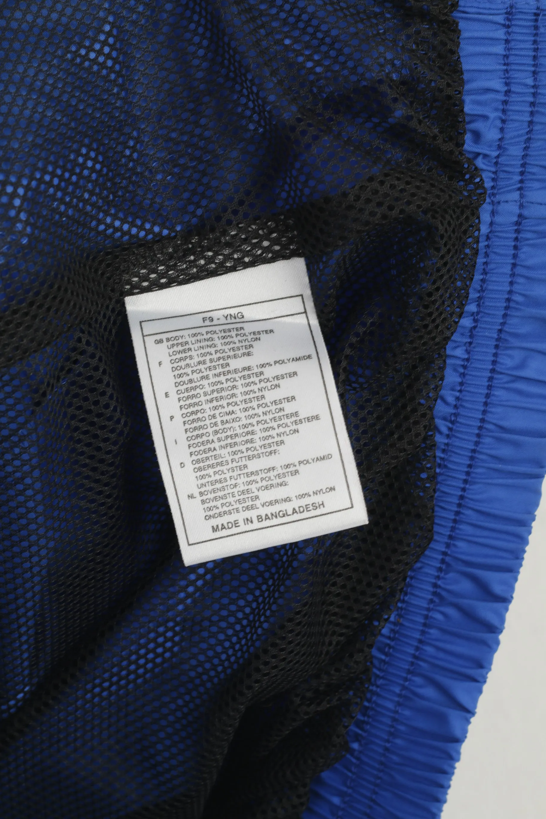 New Nike Team Men M 178 Jacket Blue Vintage Full Zip Bomber Sport Top