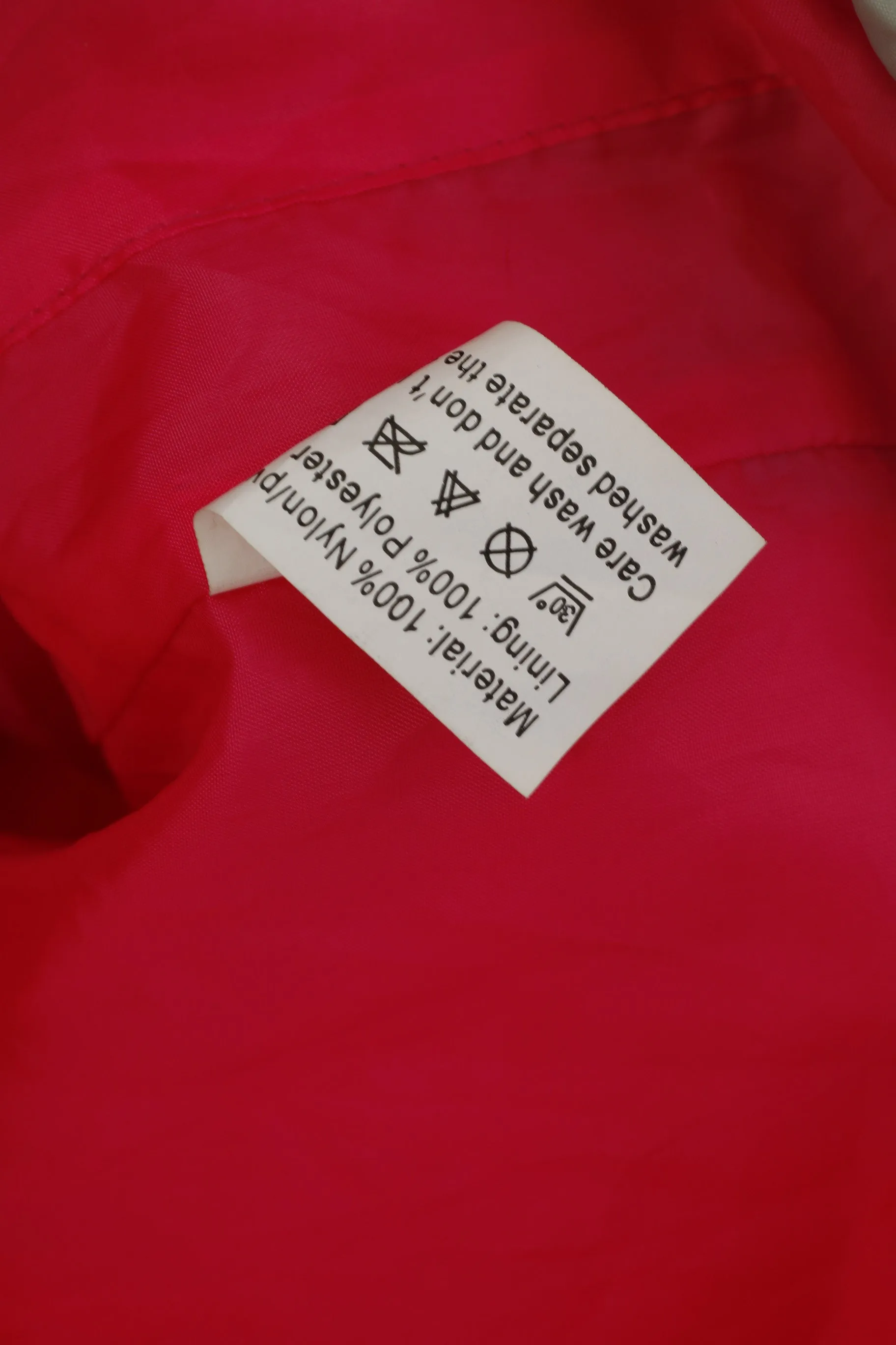 NICO Sportswear Men XL Jacket Pink Nylon Waterproof Extreme 3000mm Zip Up Top