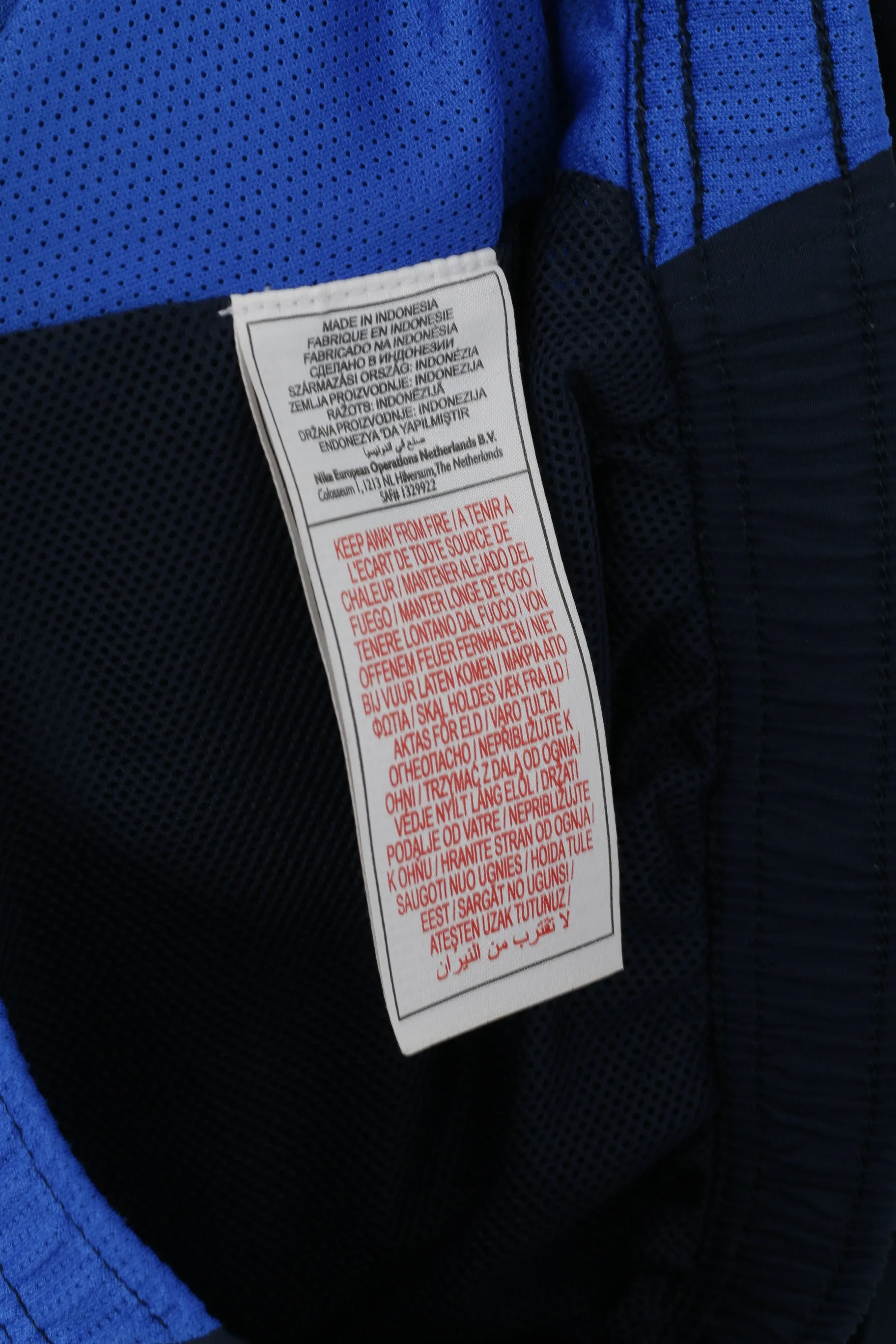 Nike Men M 178  Jacket Navy Training Full Zipper Sportswear Lightweight Track Top