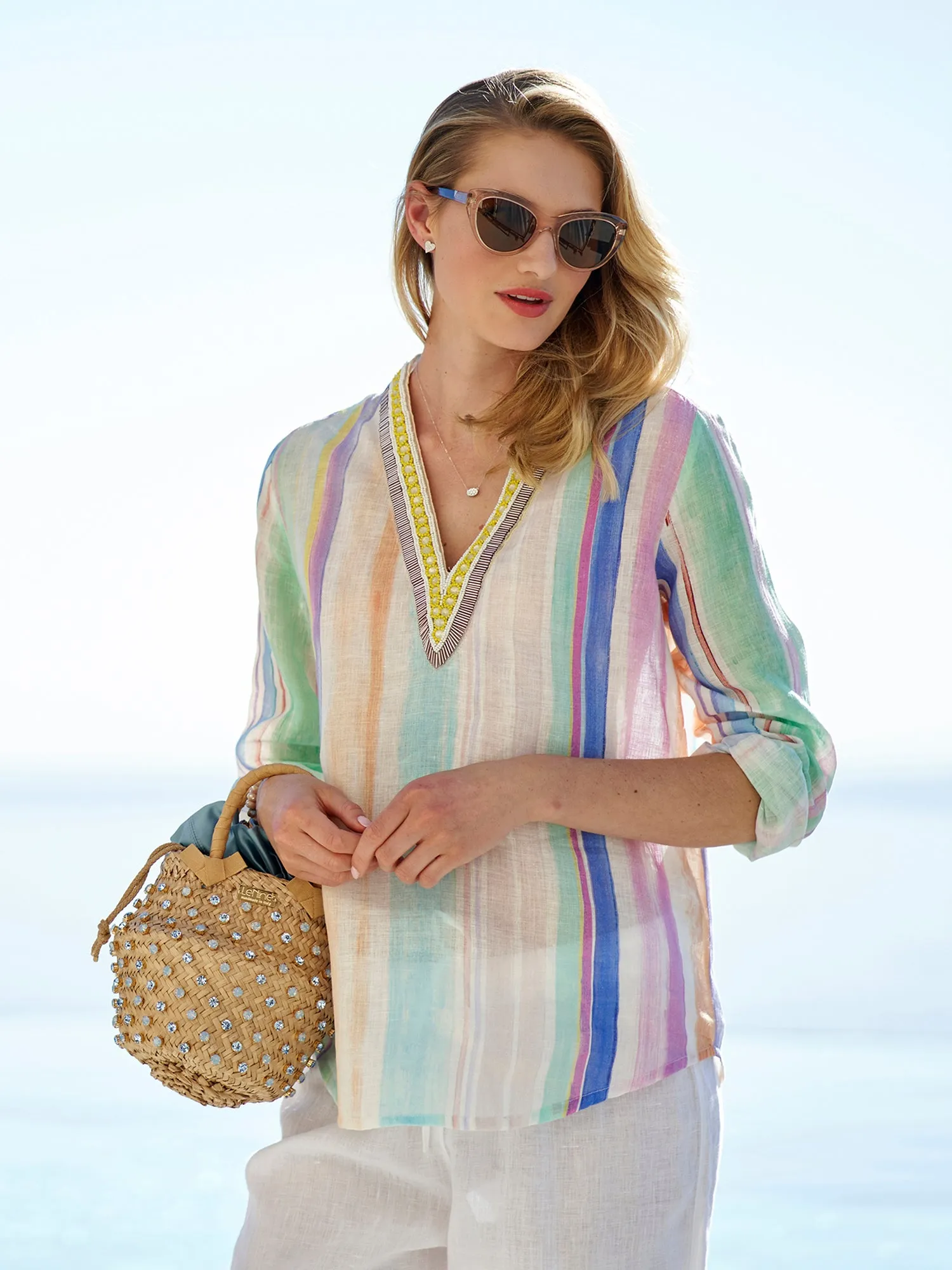Nina Twist Seagrass Handbag