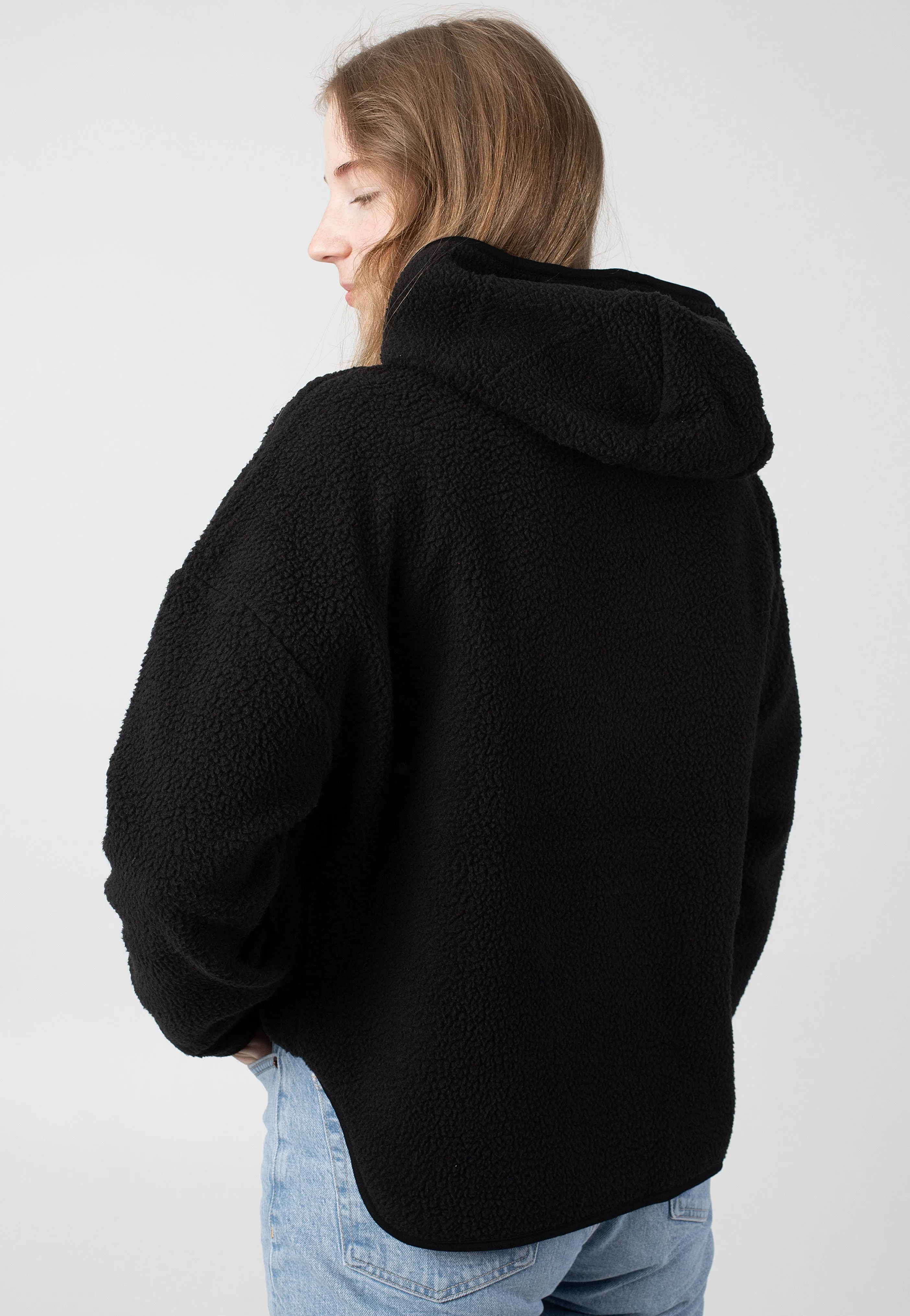 Noisy May - Cozy Halfway Zip Black - Hoodie