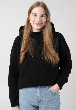 Noisy May - Cozy Halfway Zip Black - Hoodie