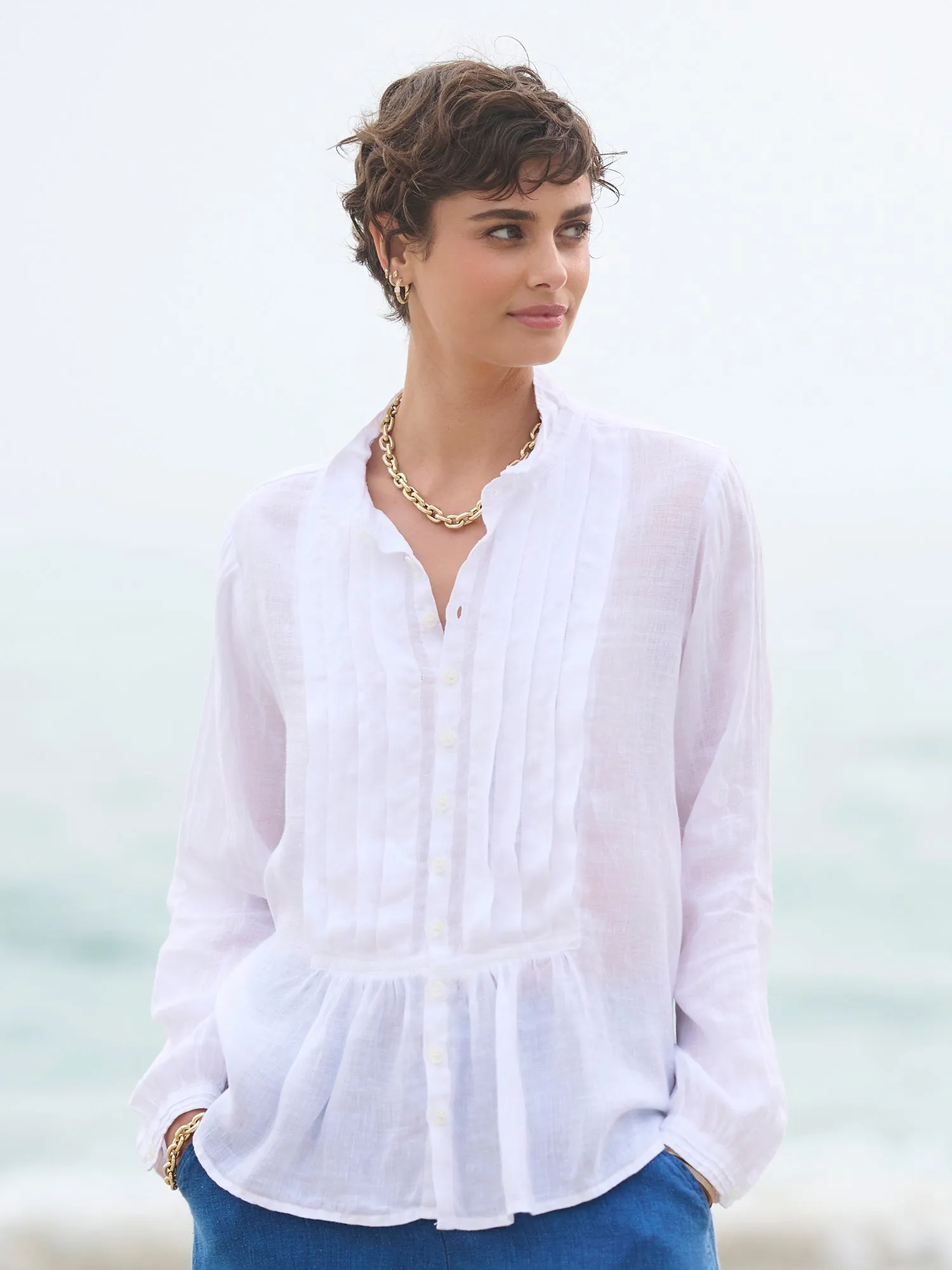 Nora Tux Linen Shirt