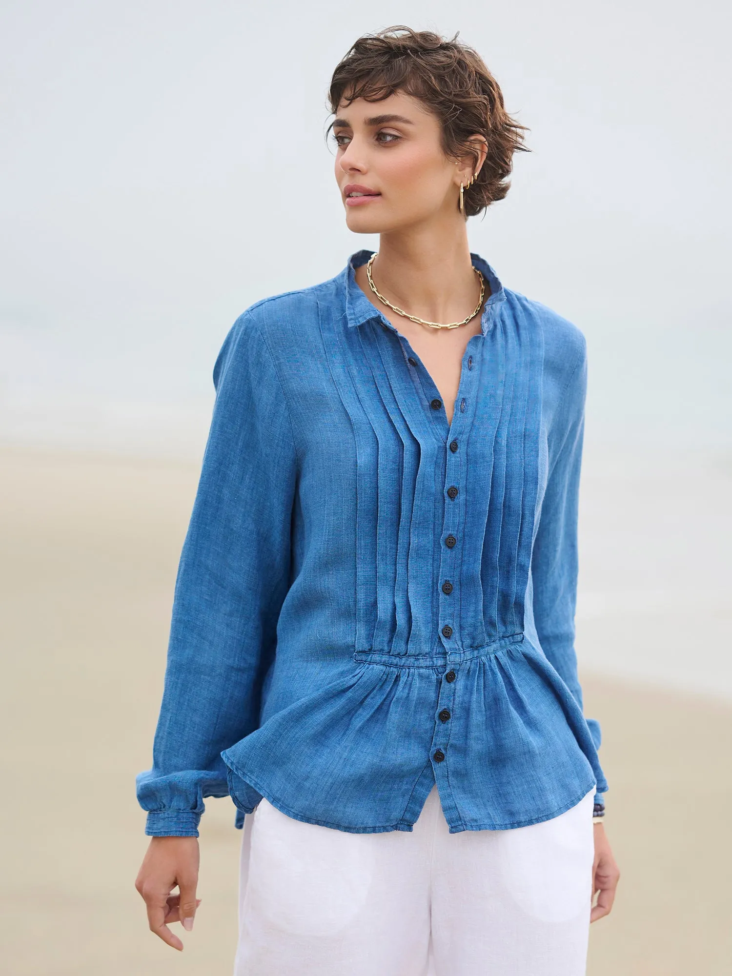 Nora Tux Linen Shirt