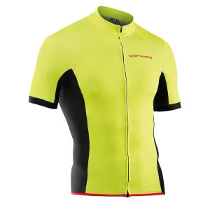 Northwave Force Men's Cycling Jersey (Yellow Fluo)
