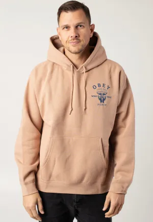 Obey - Lotus With Hands Warm Taupe - Hoodie