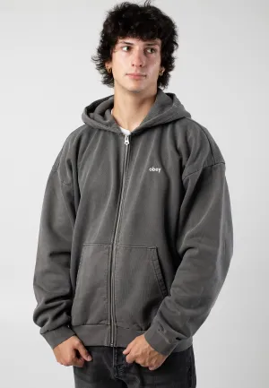 Obey - Lowercase Pigment Digital Black - Zipper