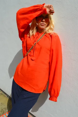 One Collective Cairo Orange.com Blouse