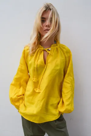 One Collective Cairo Sulphur Blouse