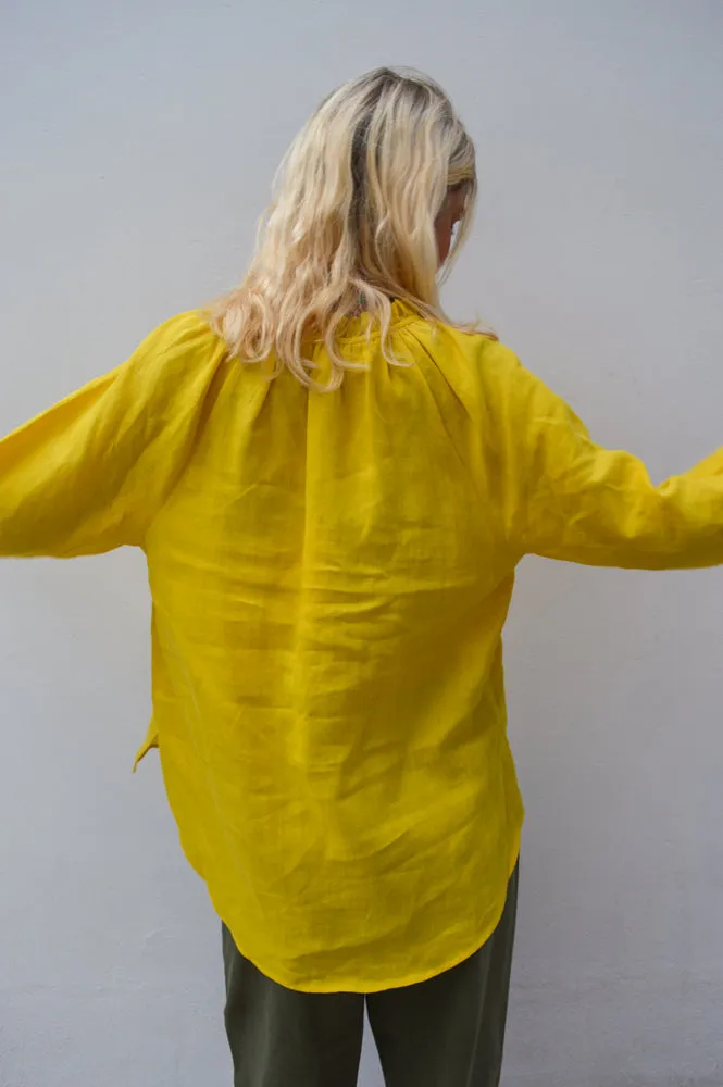 One Collective Cairo Sulphur Blouse