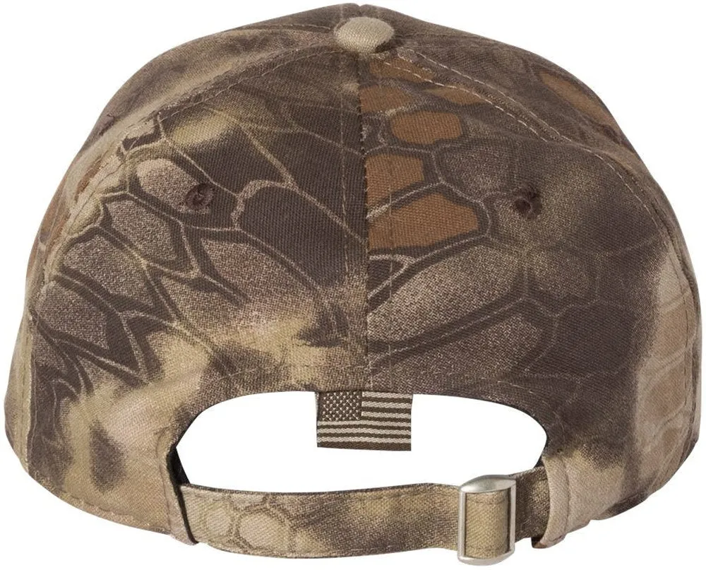 Outdoor Cap Camo Cap with Flag Visor
