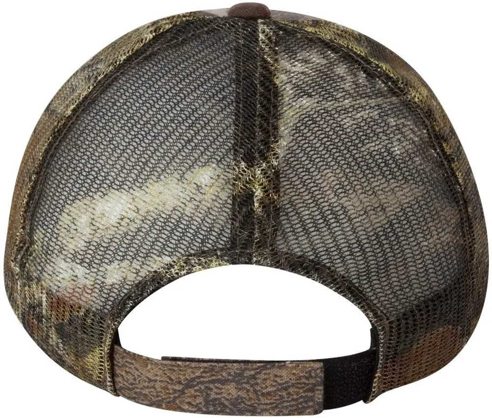 Outdoor Cap Mesh-Back Camo Cap