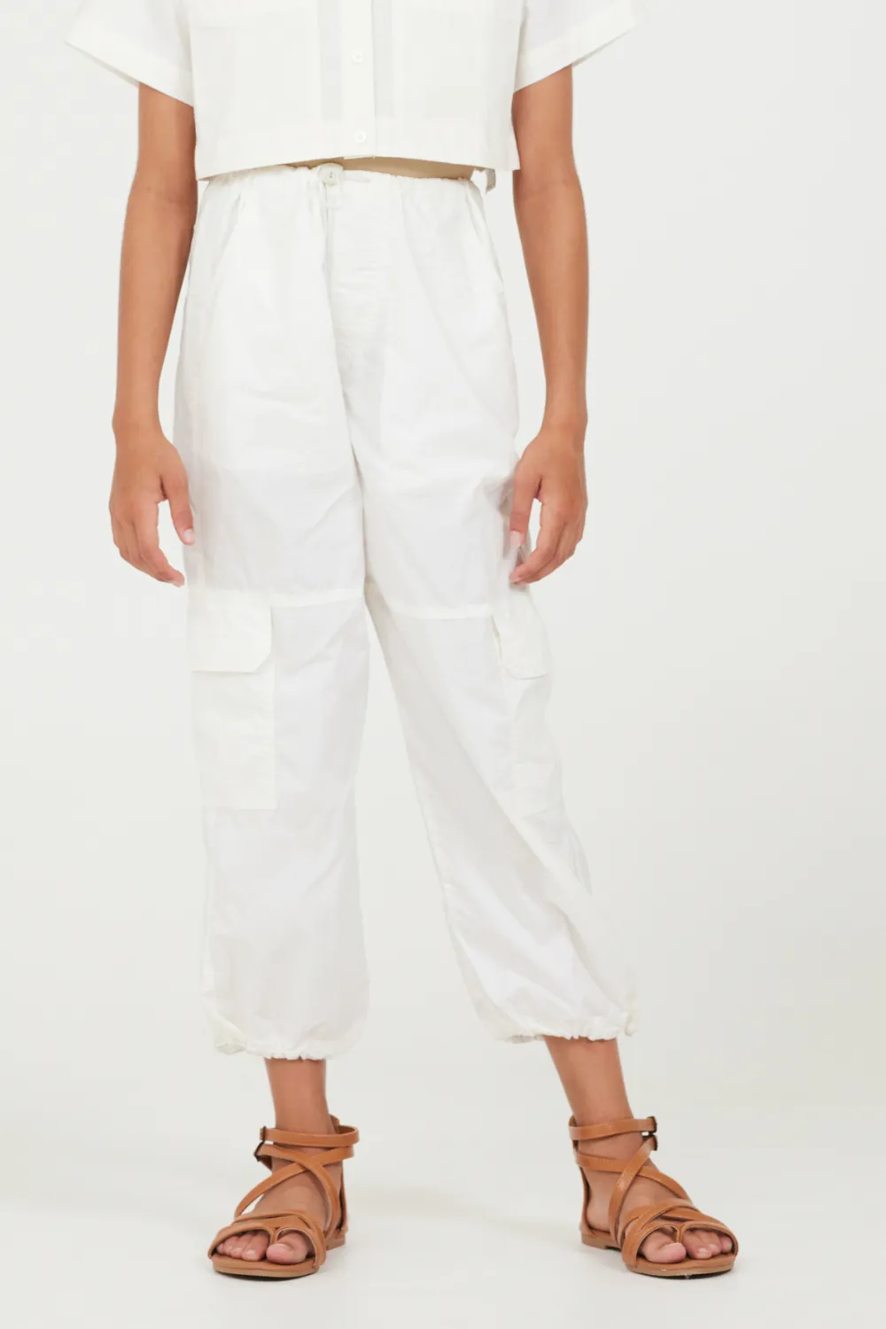 Oyster Parachute Pants