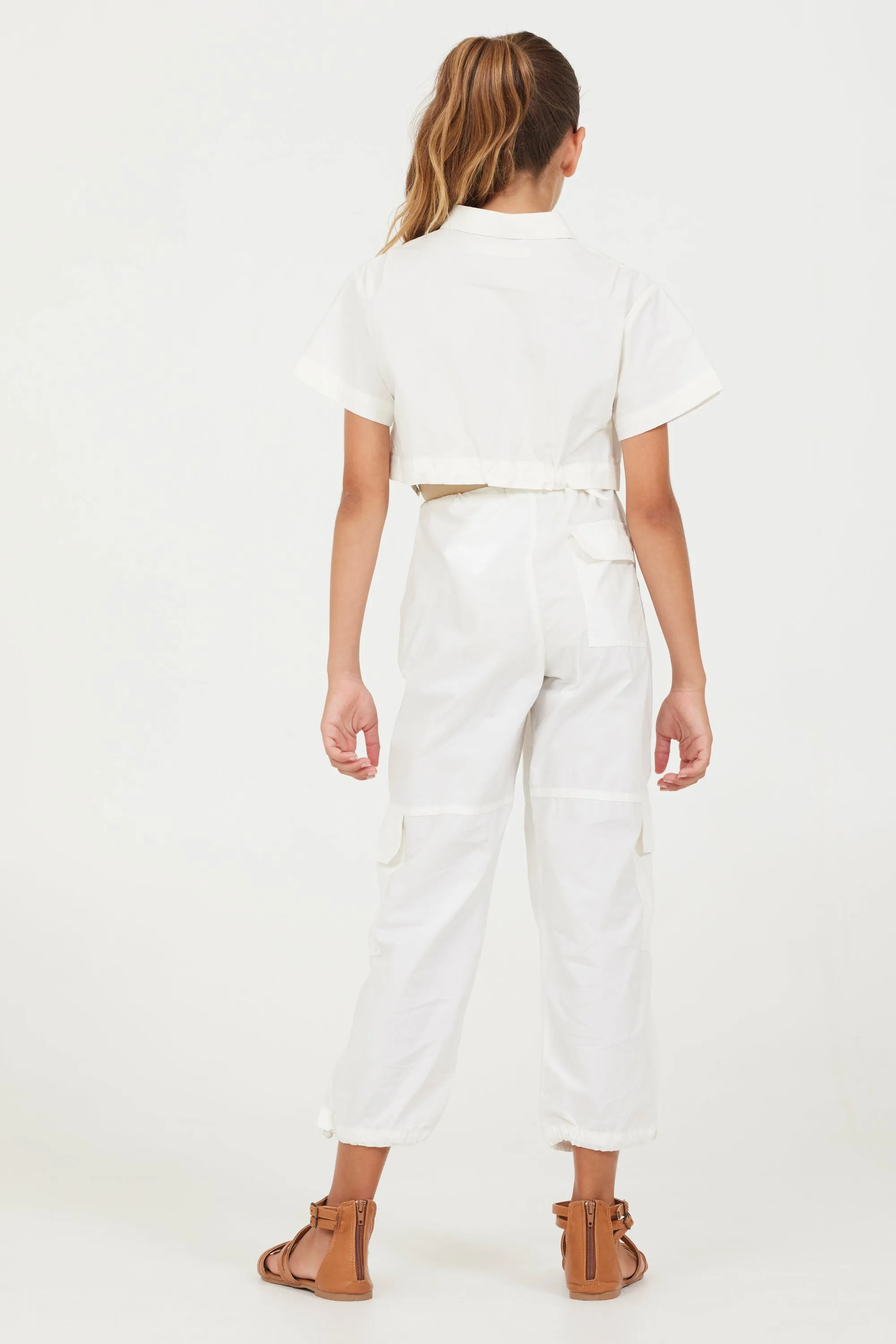Oyster Parachute Pants