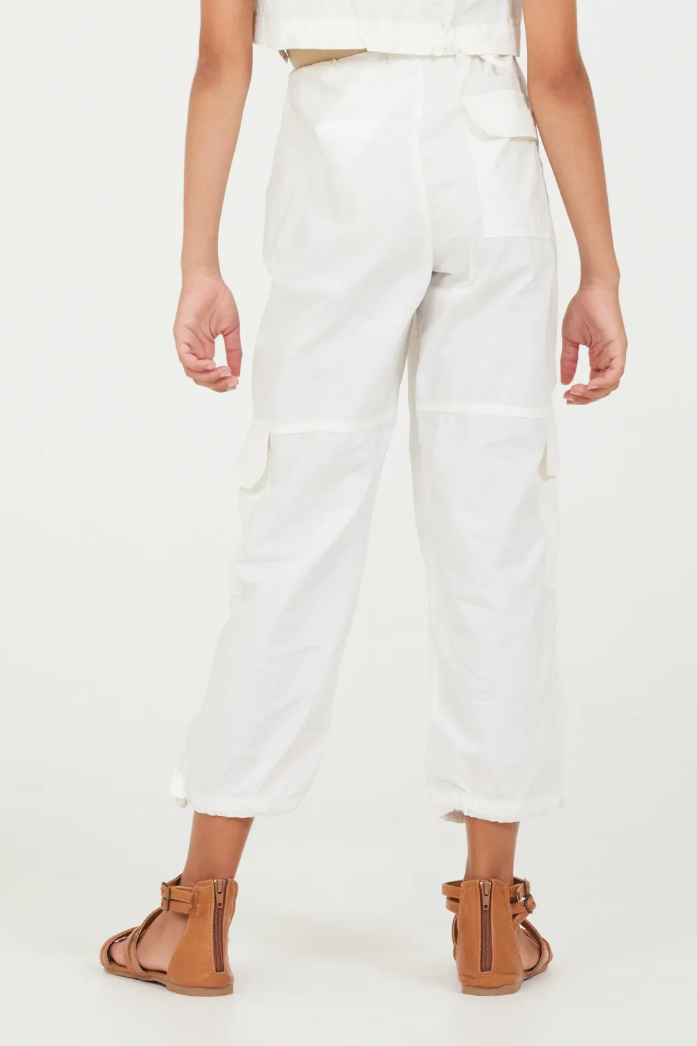 Oyster Parachute Pants