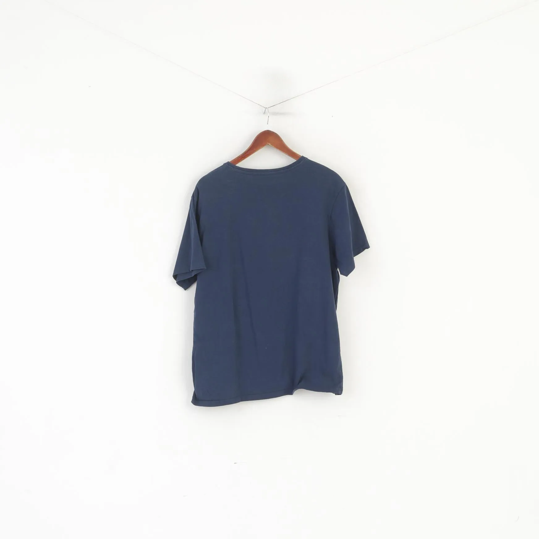Pac-Man by Branado Men XL Shirt Navy Cotton Graphic Game Pac-Man Top