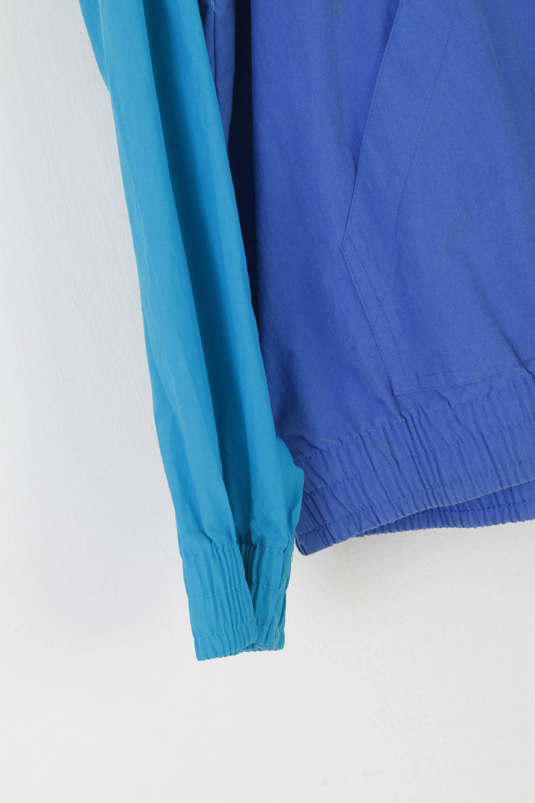 Pacific Coast Highway Men L (M) Pullover Jacket Turquoise Vintage 80s Sport Festival Top