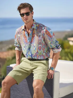 Paisley Linen Shirt