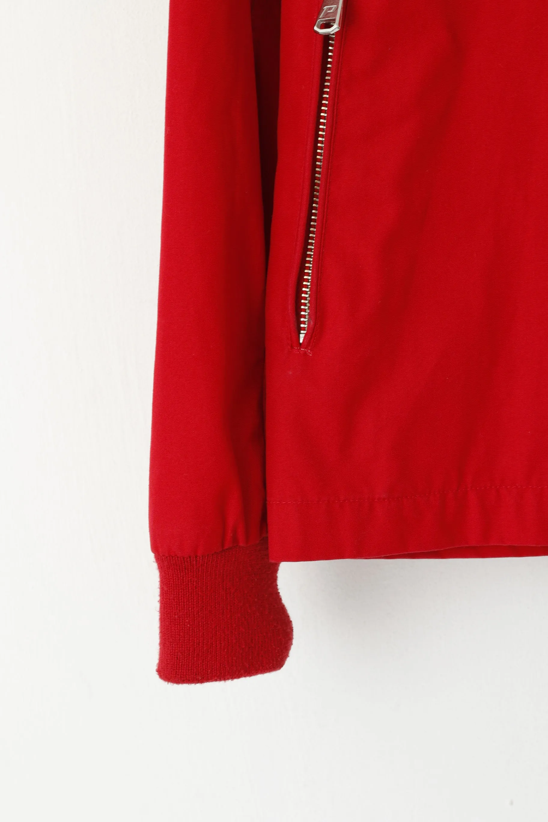 Peak Performance Women S Jacket Red Kasy J Cotton Blend Hooded Zip Up Top