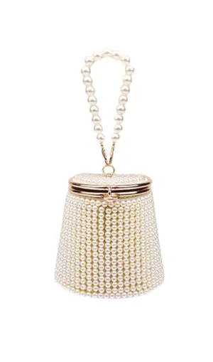 Pearl bucket bag Gloria Lanvin