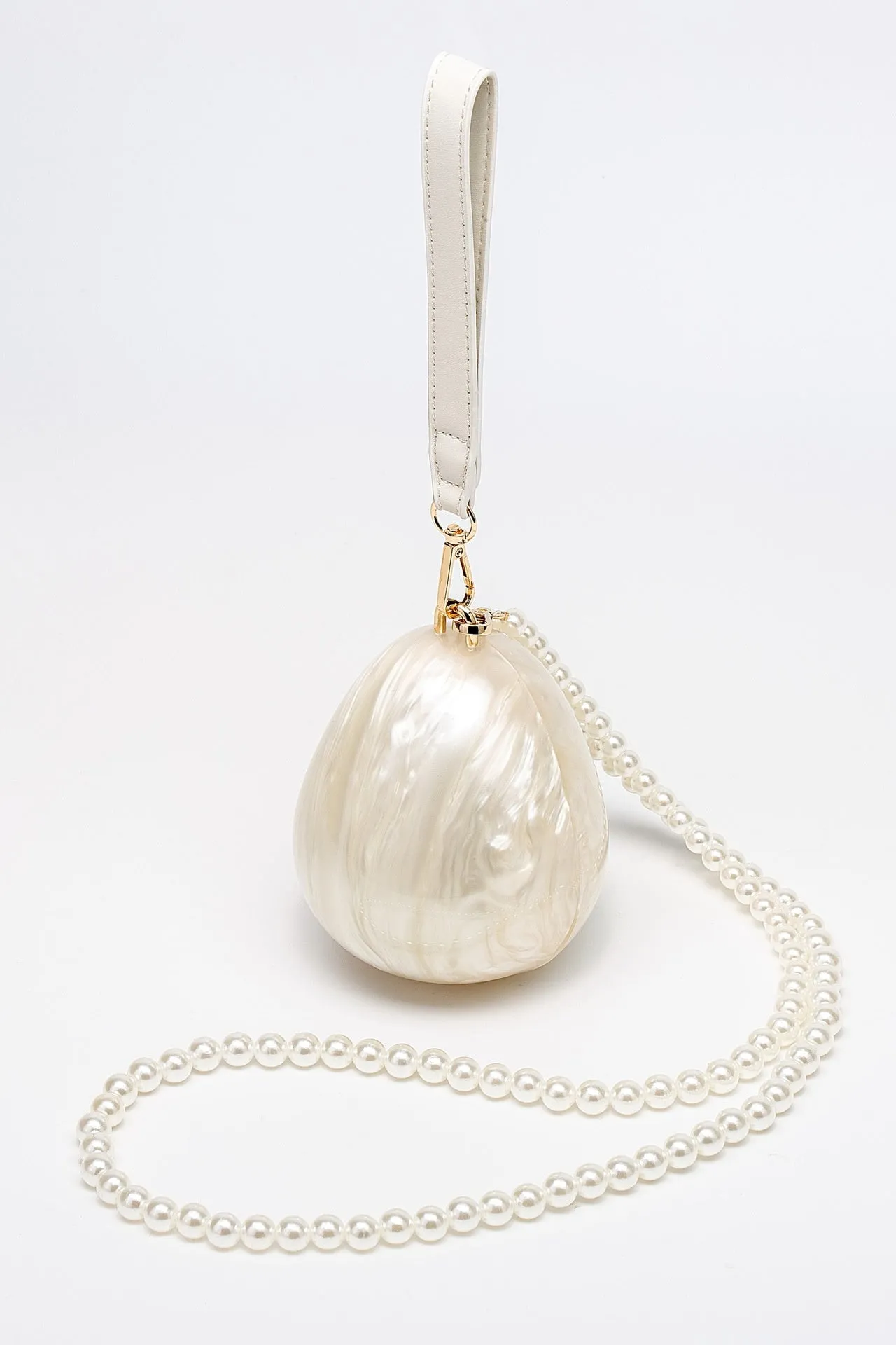 Pearl Strap Egg Bag Gloria Lanvin