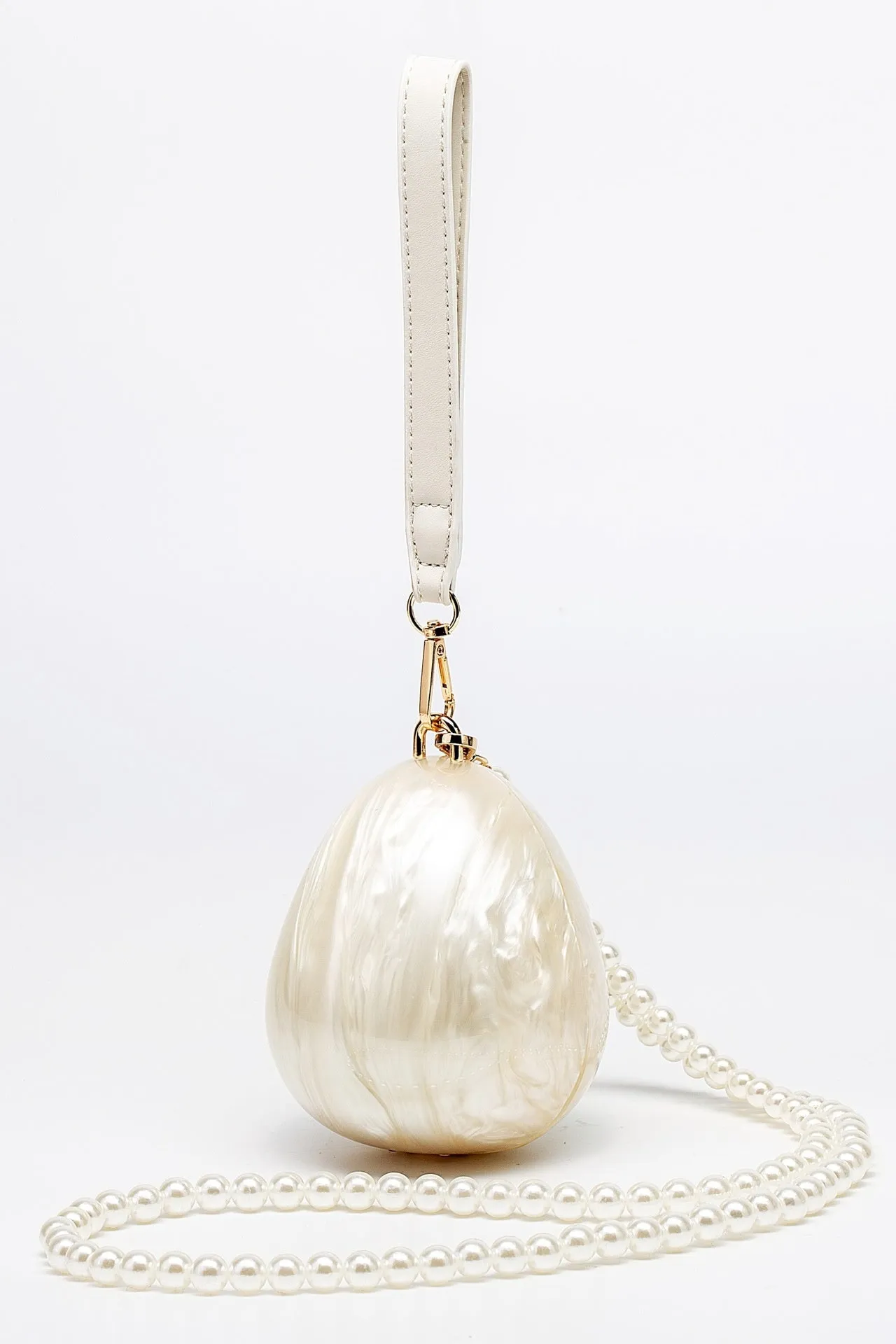 Pearl Strap Egg Bag Gloria Lanvin
