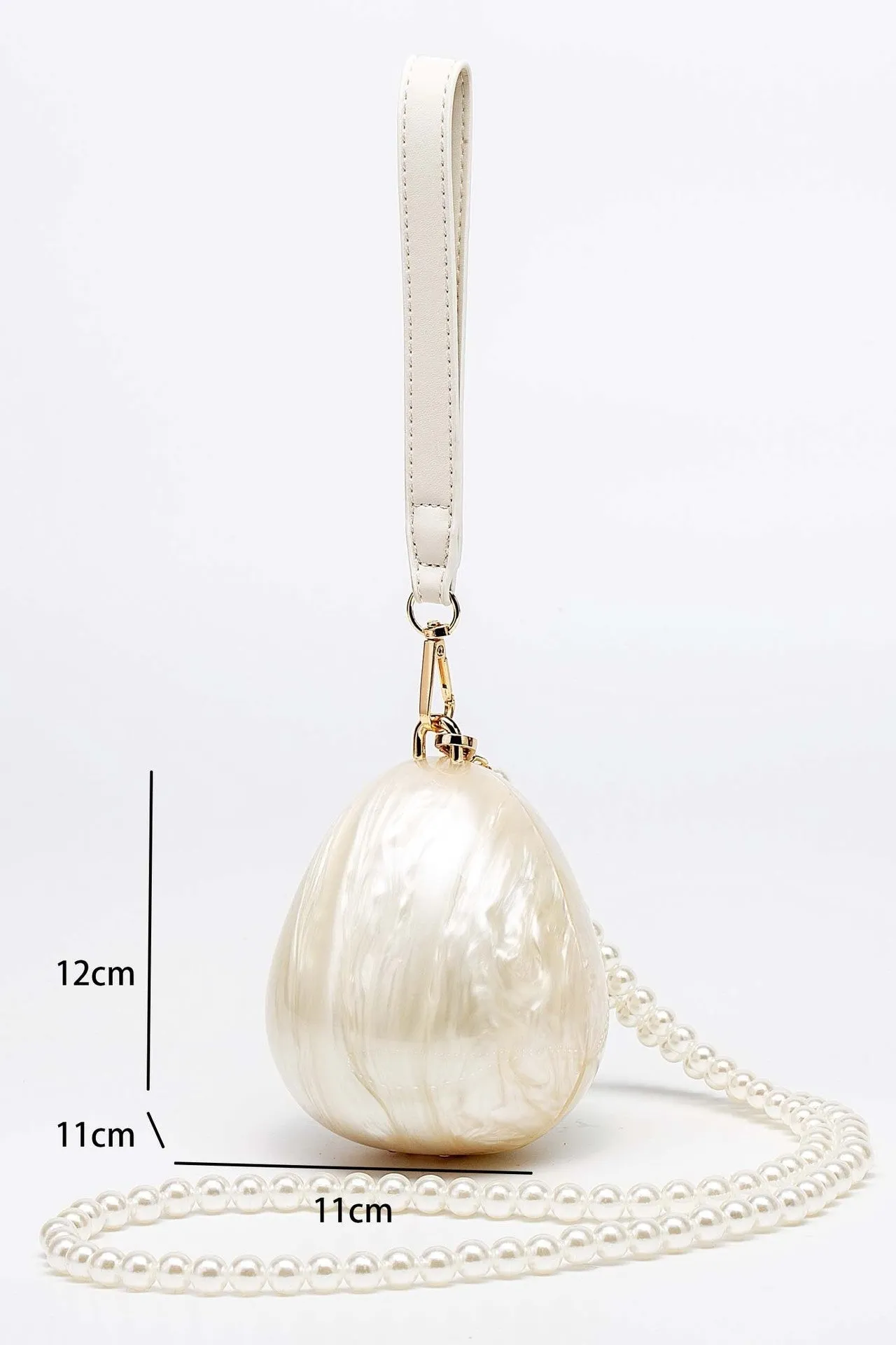 Pearl Strap Egg Bag Gloria Lanvin
