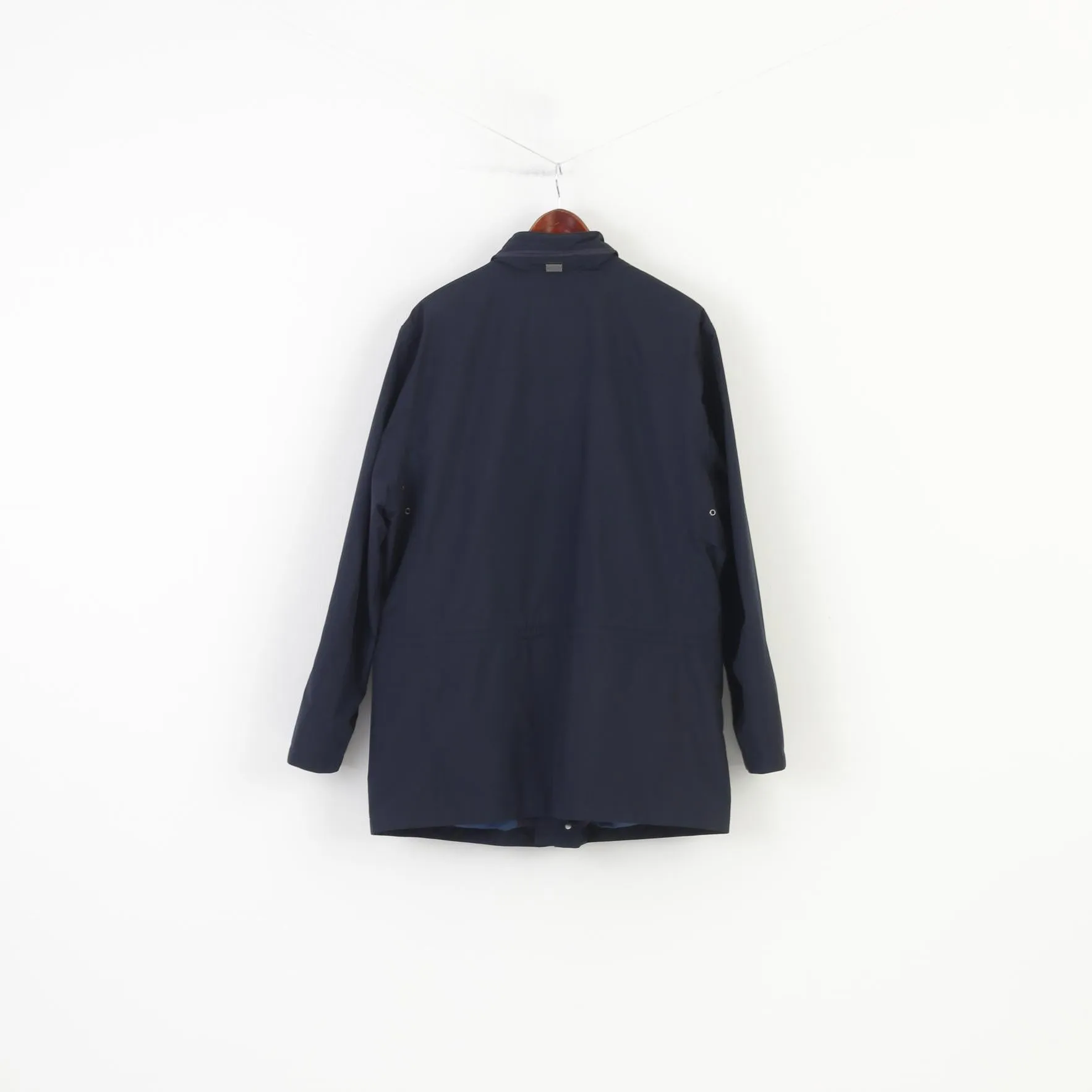 Pierre Cardin Paris Men 56 XL Jacket Navy Gore-Tex Waterproof  Full Zipper Vintage Top